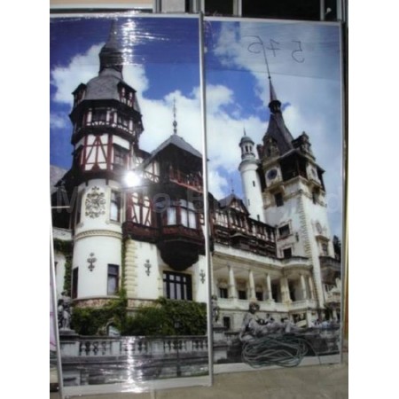 Раздвижные двери с замком с фотопечатью А-9